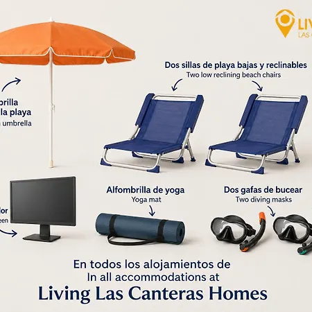 Living Canteras Homes - Penthouse Free Parking Лас-Пальмас-де-Гран-Канария