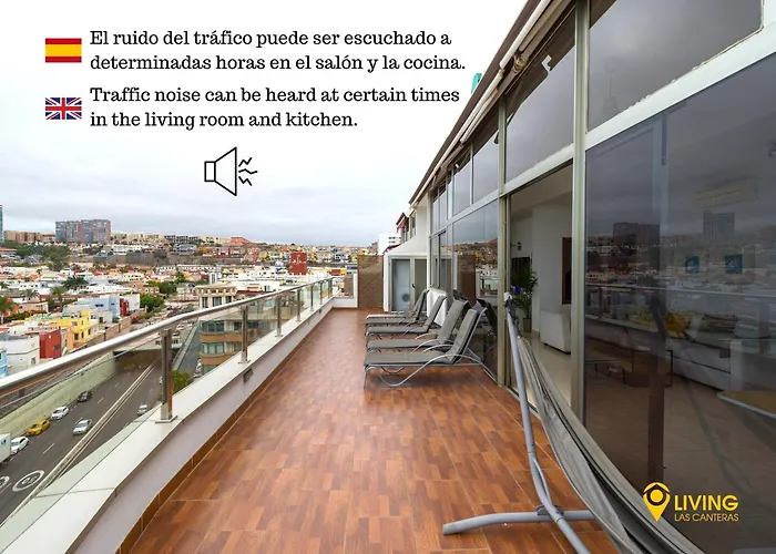 Апартаменти Living Canteras Homes - Penthouse Free Parking *