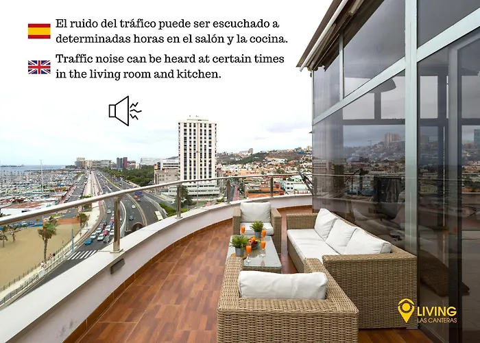 Living Canteras Homes - Penthouse Free Parking 大加那利岛拉斯帕尔马斯